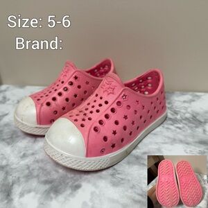 Kids Pink Slip-On Shoes
